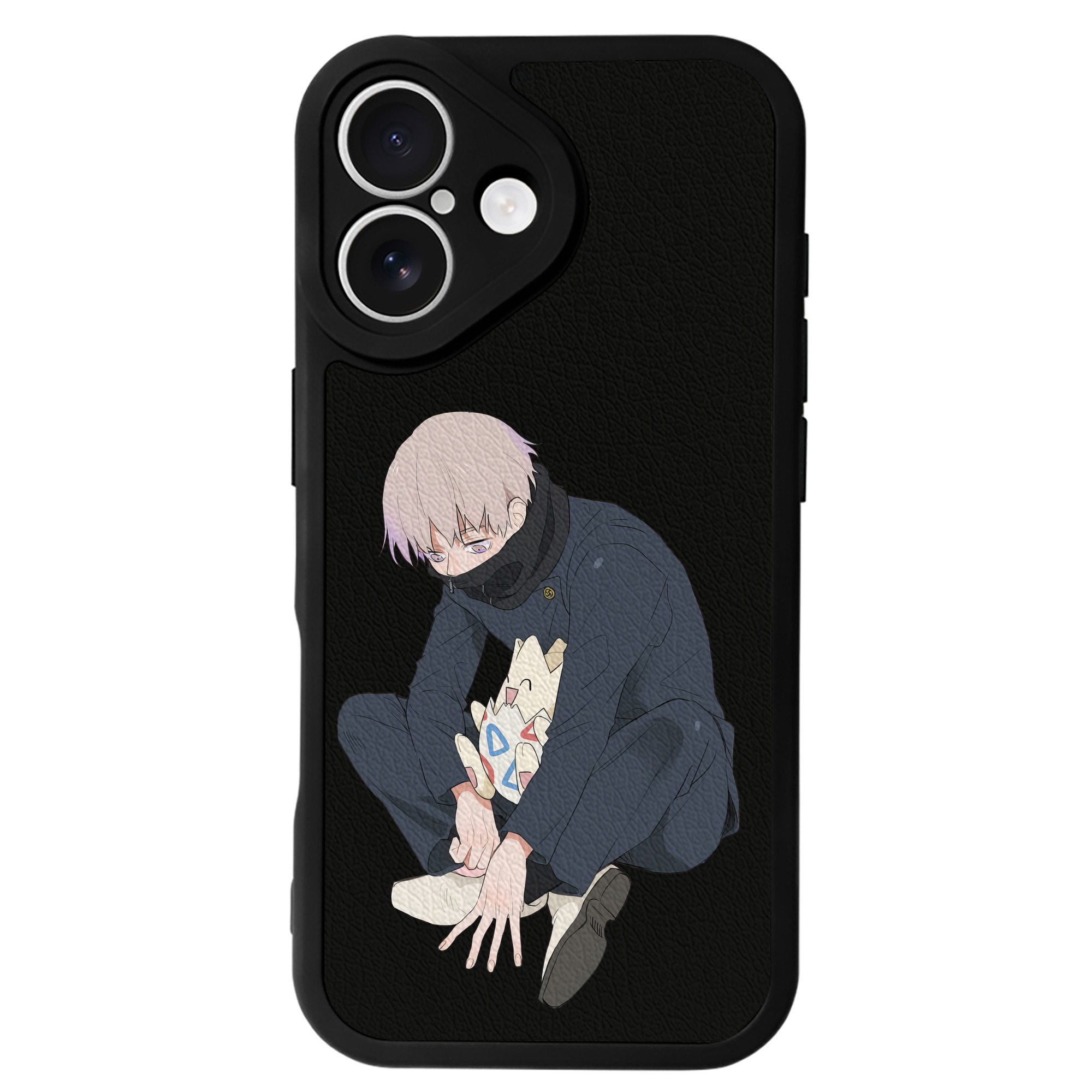 （画像用） 呪術廻戦 Jujutsu Kaisen 【iPhone 16シリーズ対応】シリコンスマホケース（レザー調） 材質：シリコン